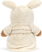 Jellycat Bartholomew Bear with Bathrobe Stuffed Animal, Soft & Huggable - Classic Children's Gift