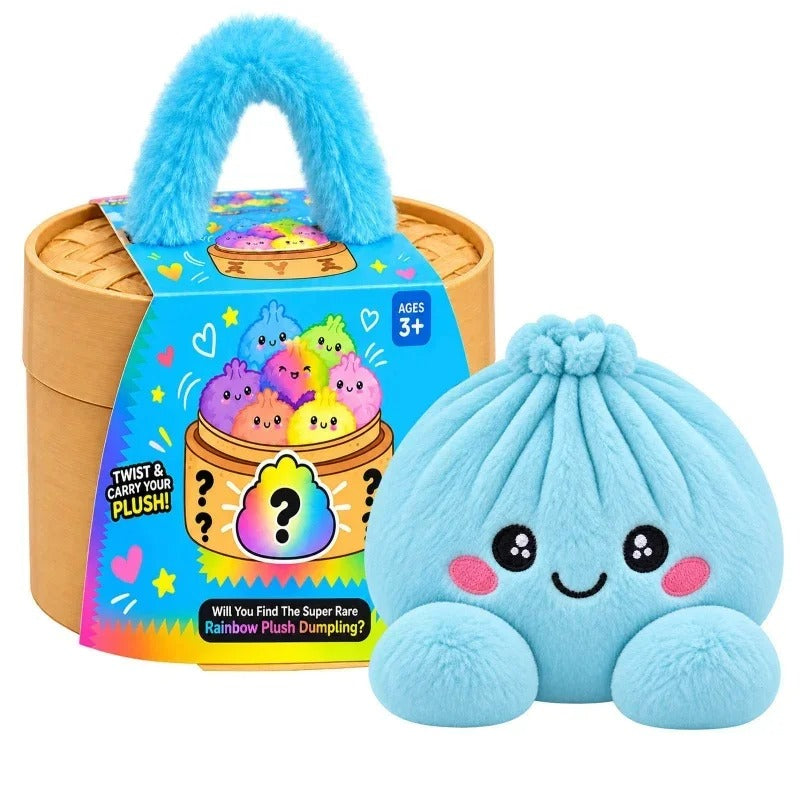 Christmas Plush Dumplings Squishy Ornaments Stress Relief with cute box