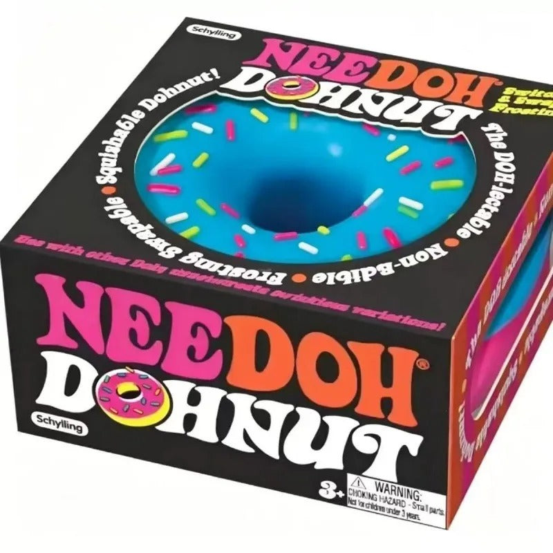 Schylling NeeDoh Jelly Donut Squeeze Toy, Stress Relief Squishy Toy