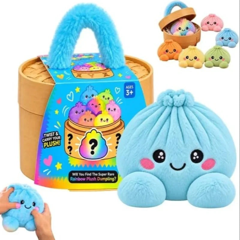 Christmas Plush Dumplings Squishy Ornaments Stress Relief with cute box