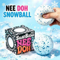 Needoh Snow Ball Crunch Squishy Fidget Sensory Toy Anxiety Relief Stress Ball