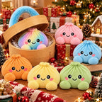 Christmas Plush Dumplings Squishy Ornaments Stress Relief with cute box