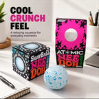 Needoh Snow Ball Crunch Squishy Fidget Sensory Toy Anxiety Relief Stress Ball
