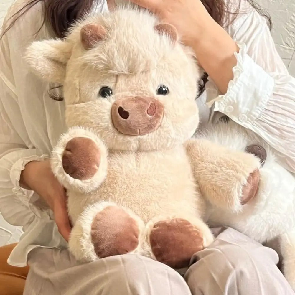 Cute Animated Stuffed Animal Pillow Creative Running Pig Plush Toy Gift 17.7inch