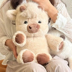 Cute Animated Stuffed Animal Pillow Creative Running Pig Plush Toy Gift 17.7inch