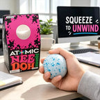 Needoh Snow Ball Crunch Squishy Fidget Sensory Toy Anxiety Relief Stress Ball