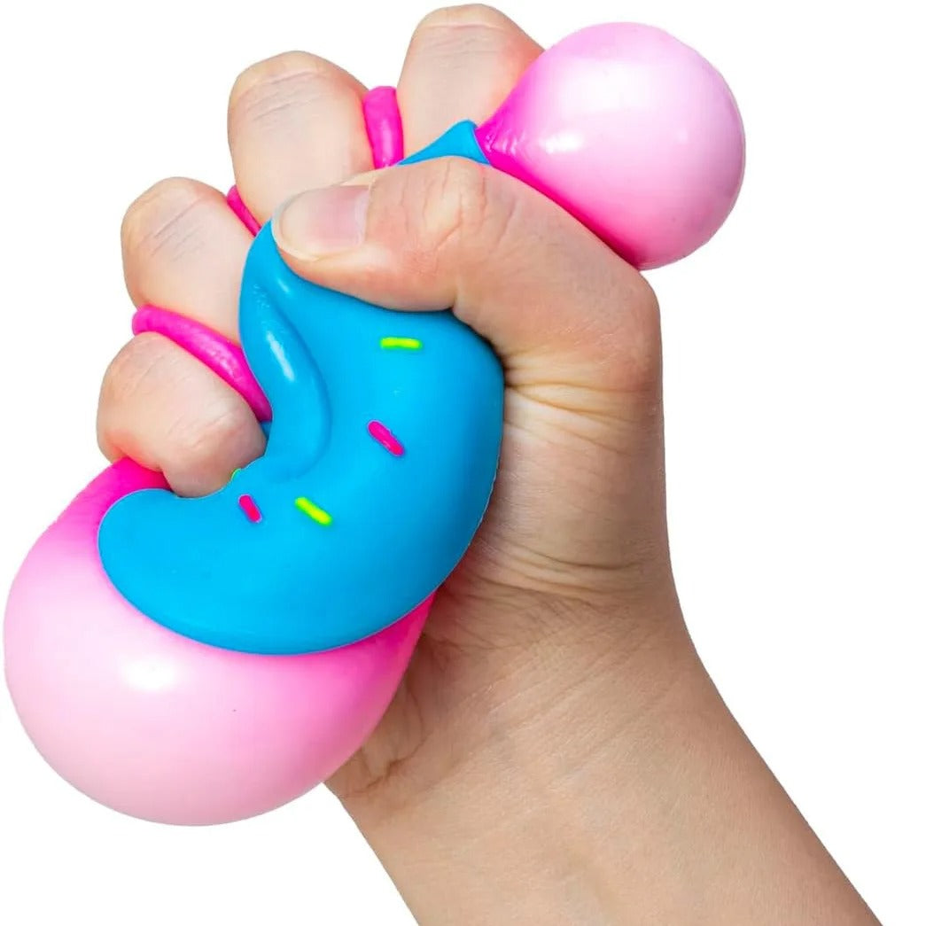 Schylling NeeDoh Jelly Donut Squeeze Toy, Stress Relief Squishy Toy