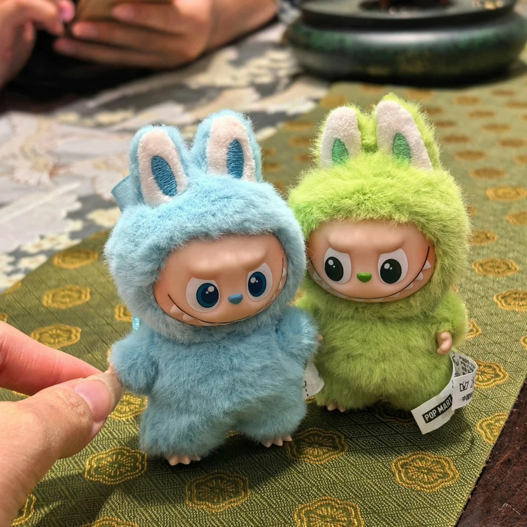 Labubu dolls 100% genuine. It's the perfect gift for family friends and lovers - Blue