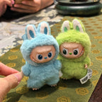 Labubu dolls 100% genuine. It's the perfect gift for family friends and lovers - Blue