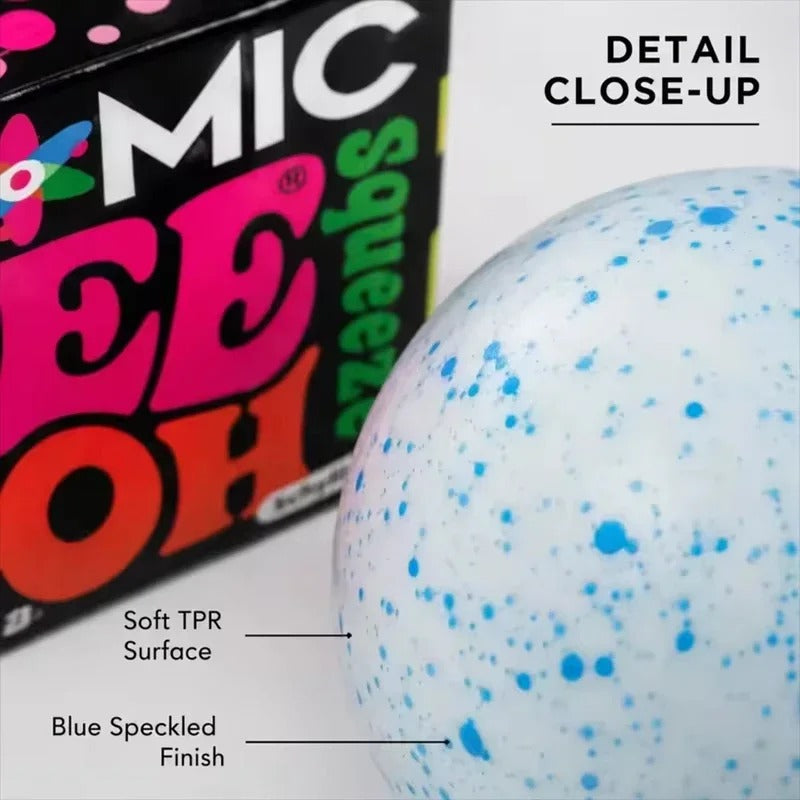 Needoh Snow Ball Crunch Squishy Fidget Sensory Toy Anxiety Relief Stress Ball