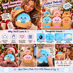 Christmas Plush Dumplings Squishy Ornaments Stress Relief with cute box