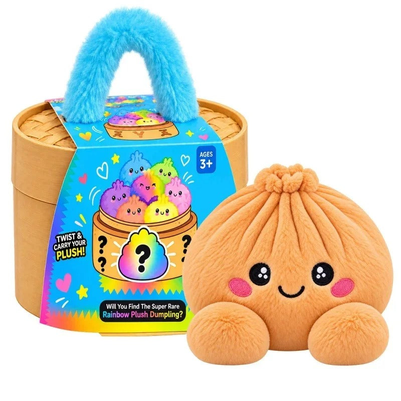 Christmas Plush Dumplings Squishy Ornaments Stress Relief with cute box