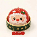 Christmas Dumpling Glitter Squishy – Steamed Bun Fidget Toy 1Pcs