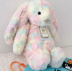 Jellycat Luxe Bunny Lazulia Plush toy rainbow rabbit With Dust Bag